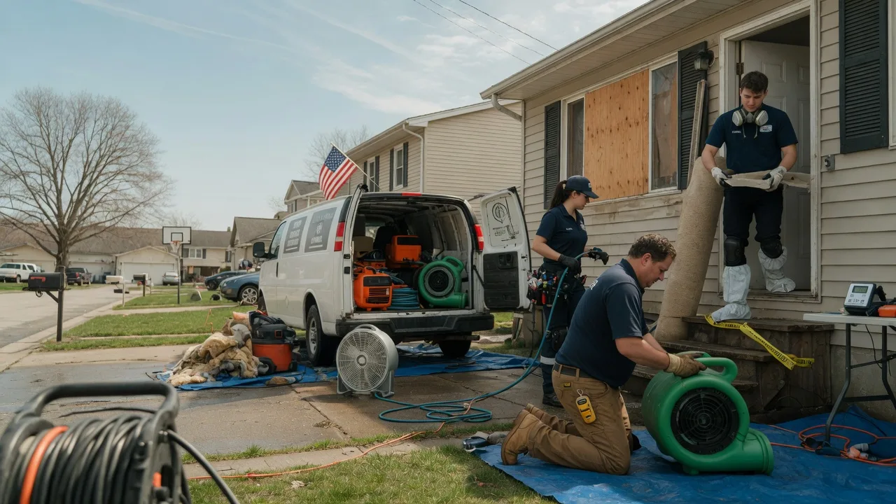 Water Damage Restoration in Grantsburg, IL near me